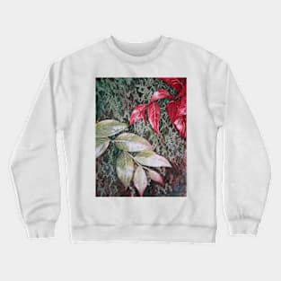 Tropical Foliage Watercolour Painting Crewneck Sweatshirt